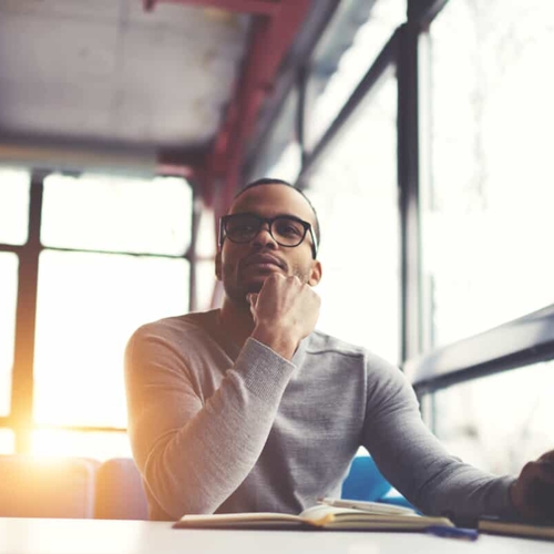 Young Father Contempating